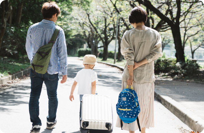 ３日間の家族旅行では、子供たちにとって初めての体験を沢山することが出来た。